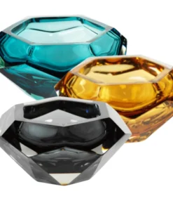 Zodax DIAMOND CUT GLASS BOWLS
