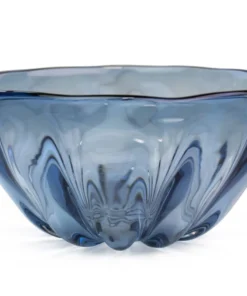 Saban Glass THE HOME ILLUSION BOWL | PALE STEEL BLUE