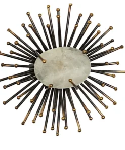 Kim Seybert FLARE NAPKIN RING BLACK & GOLD 6 Kim Seybert FLARE NAPKIN RING BLACK & GOLD