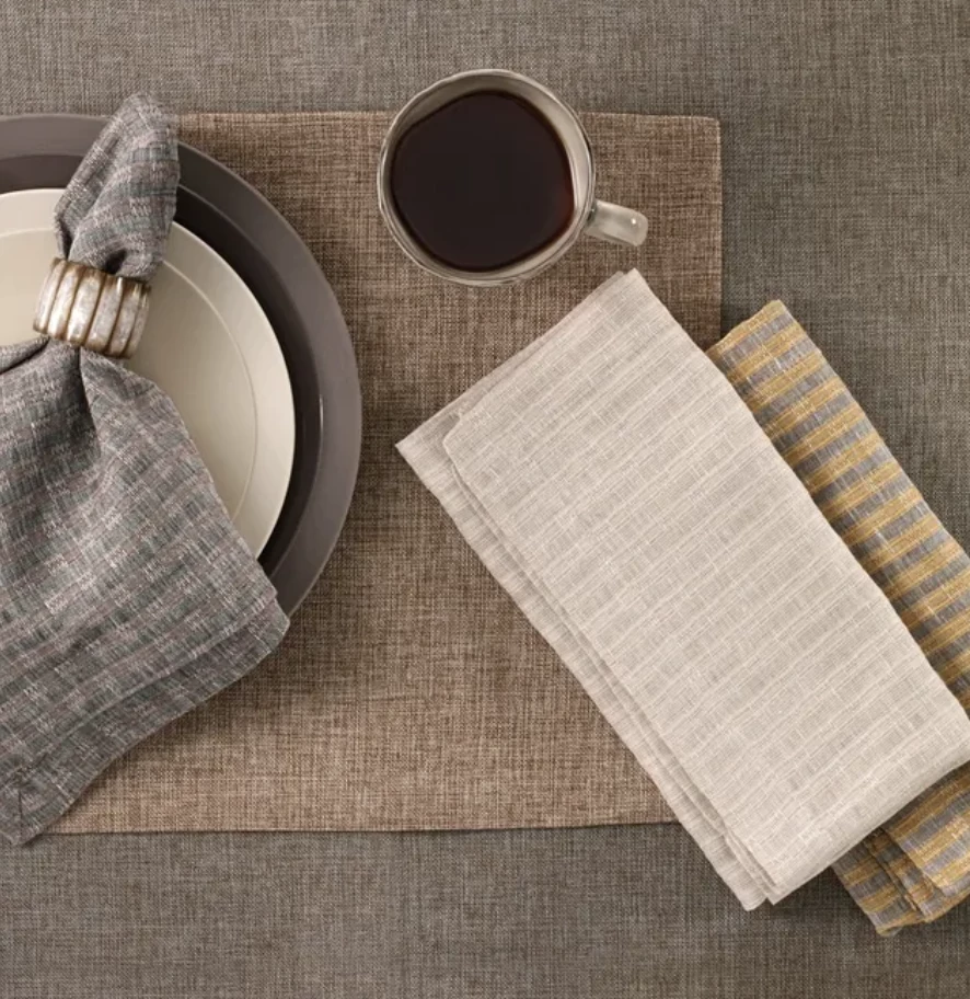 Bodrum BASKETWEAVE NAPKIN OATMEAL | SET OF 4 2 Bodrum BASKETWEAVE NAPKIN OATMEAL | SET OF 4