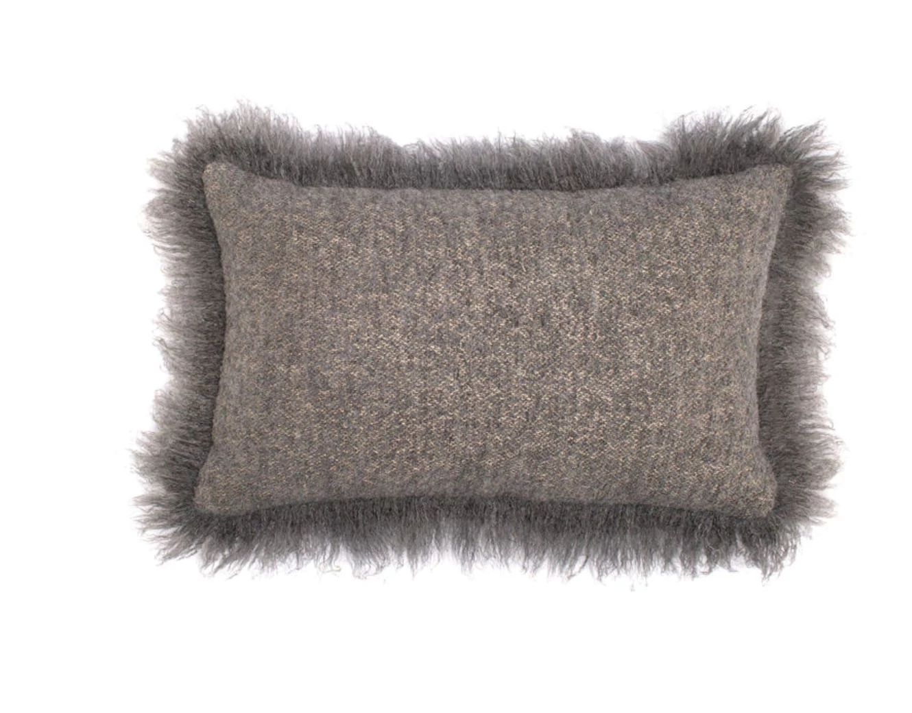 Uniquity WINTERS PILLOW DARK GREY 20 X 12 2 Uniquity WINTERS PILLOW DARK GREY 20 X 12