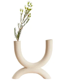 Style Union Home FOREVER DUAL CANDLE HOLDER RAW WHITE CANDLELIGHT 6 Style Union Home FOREVER DUAL CANDLE HOLDER RAW WHITE CANDLELIGHT