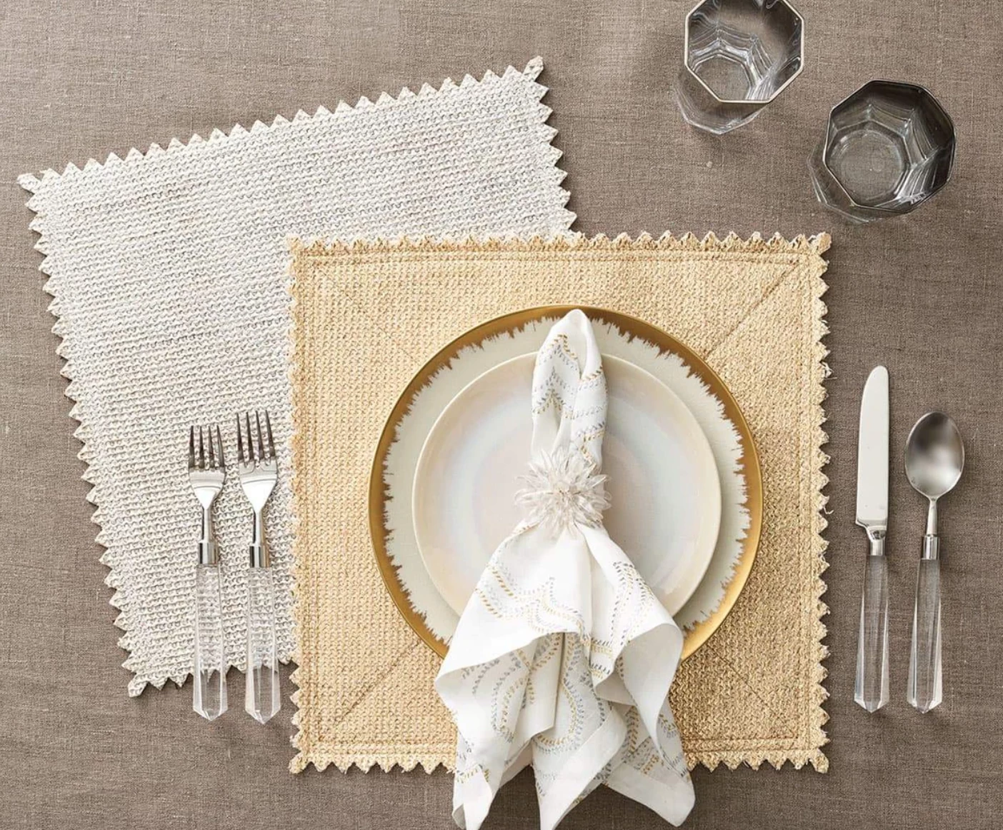 Kim Seybert DRINKWARE HELIX SILVER GLASSWARE 2 Kim Seybert DRINKWARE HELIX SILVER GLASSWARE