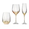 Kim Seybert DRINKWARE ORION BARWARE GOLD | SET OF 4