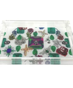 Nicolette Mayer Collection EMERALD JEWEL BOX VANITY TRAY THE HOME