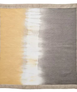 Kim Seybert THE TABLE SOLSTICE NAPKIN GREY & BEIGE