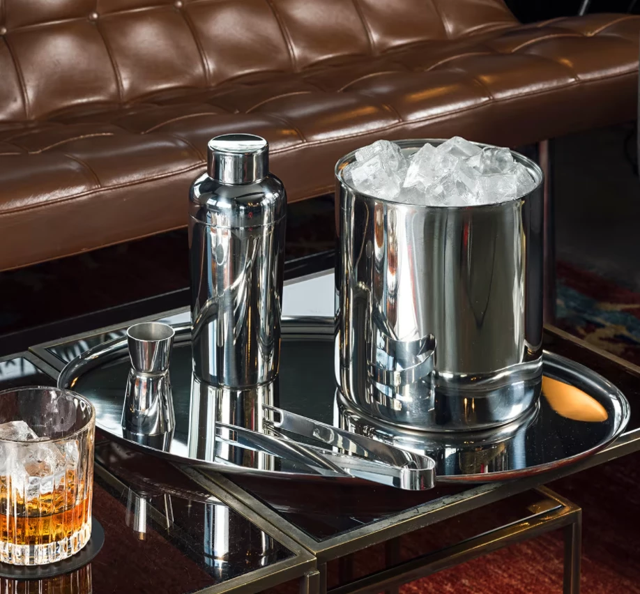 Mepra STILE INSULATED ICE BUCKET & TONGS 2 Mepra STILE INSULATED ICE BUCKET & TONGS