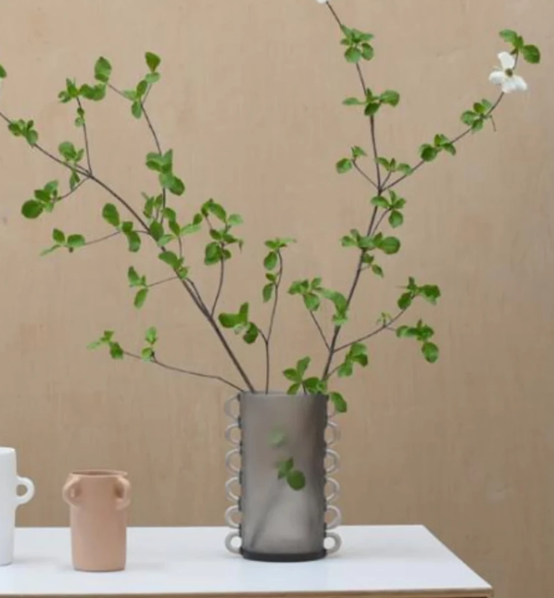 Tina Frey Designs THE HOME LOOPY RESIN VASE BLACK 2 Tina Frey Designs THE HOME LOOPY RESIN VASE BLACK