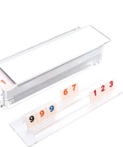 Luxe Dominoes RUMMY ACRYLIC GAME SET