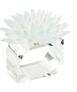 Kim Seybert MIRAGE NAPKIN RING IRIDESCENT THE TABLE 6 Kim Seybert MIRAGE NAPKIN RING IRIDESCENT THE TABLE
