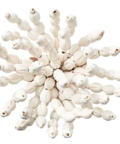 Kim Seybert REED NAPKIN RING WHITE