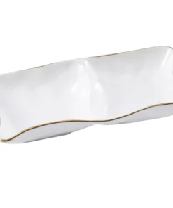 Pampa Bay GOLDEN HANDLE 2 SECTION BOWL SERVING