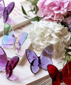 Baccarat THE HOME PAPILLON LUCKY BUTTERFLY | BLUE SCARABEE