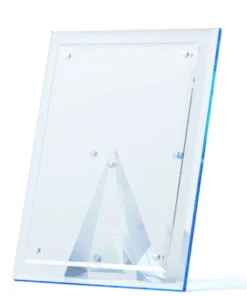 JR William THE HOME BEVELED LUCITE FRAME BLUE