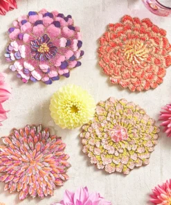 Kim Seybert DAHLIA COASTER SET