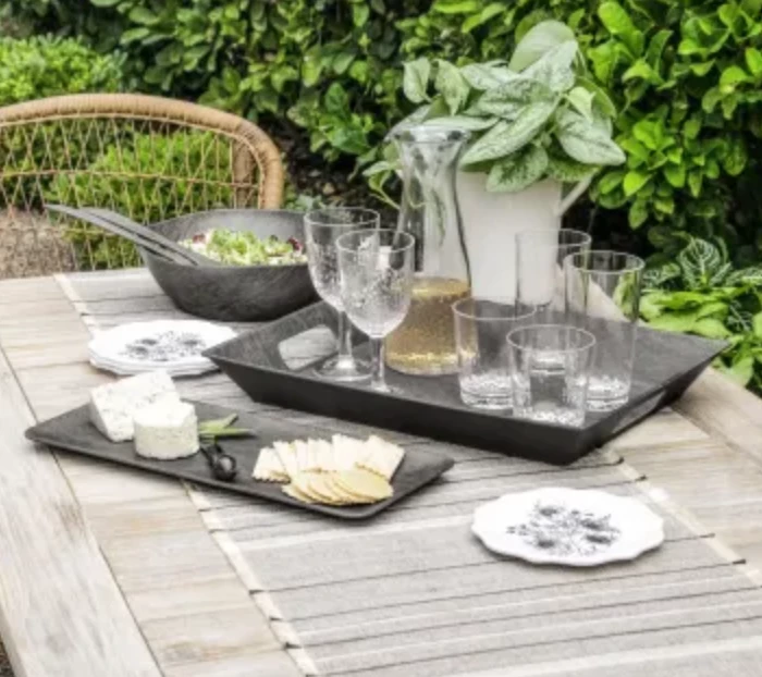 TarHong FAUX EBONY WOOD MELAMINE COLLECTION THE TABLE 6 TarHong FAUX EBONY WOOD MELAMINE COLLECTION THE TABLE