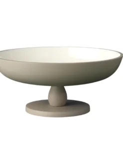 Be Home SERVING DOVE ENAMEL FOOTED BOWL