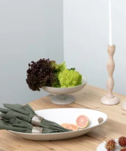 Be Home SERVING DOVE ENAMEL FOOTED BOWL