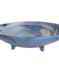 CDMX Design BOWLS & CENTERPIECES ALTA FOOTED CENTERPIECE RESIN BOWL