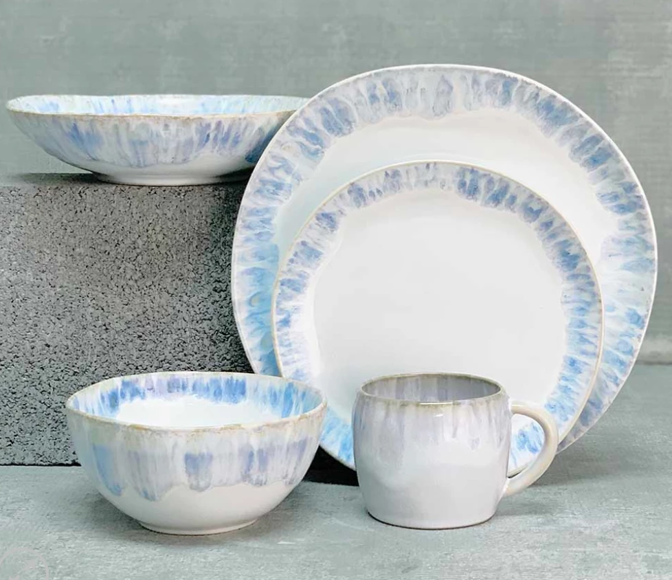 Casafina BRISA BLUE DINNERWARE NEW! THE TABLE 4 Casafina BRISA BLUE DINNERWARE NEW! THE TABLE