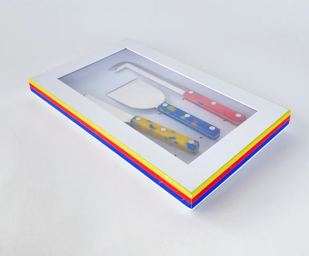 Fredericks & Mae SERVING FIESTA CHEESE KNIFE SET 2 Fredericks & Mae SERVING FIESTA CHEESE KNIFE SET