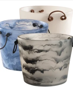 CDMX Design WINE & BAR RESIN LEATHER HANDLE CHAMPAGNE BUCKET