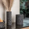 CDMX Design THE HOME CONFETTI MARBLE STUD VASES