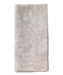 Bodrum WHITE BLOOM BEIGE NAPKIN SET /4 THE TABLE