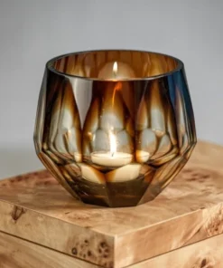 Zodax NAIROBI AMBER TEALIGHT CANDLELIGHT