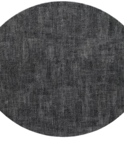 Bodrum LUSTER ELIPTIC PLACEMAT SMOKE SET OF 4 THE TABLE