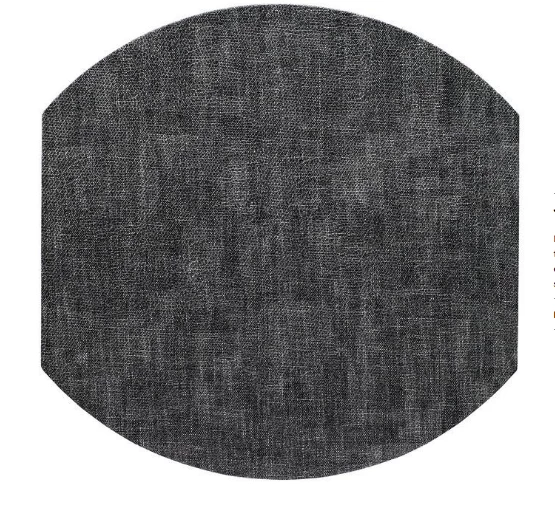 Bodrum LUSTER ELIPTIC PLACEMAT SMOKE SET OF 4 THE TABLE 1 Bodrum LUSTER ELIPTIC PLACEMAT SMOKE SET OF 4 THE TABLE