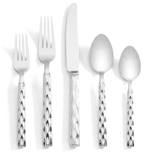 Michael Wainwright TRURO FLATWARE 5PC SET | PLATINUM 2 Michael Wainwright TRURO FLATWARE 5PC SET | PLATINUM
