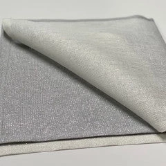 Deborah Rhodes METALLIC 2-TONE NAPKIN | SILVER/SILVER THE TABLE