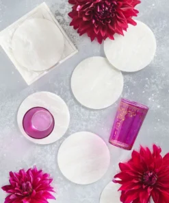 Kim Seybert MIRAGE IRIDESCENT COASTERS SET Of 6