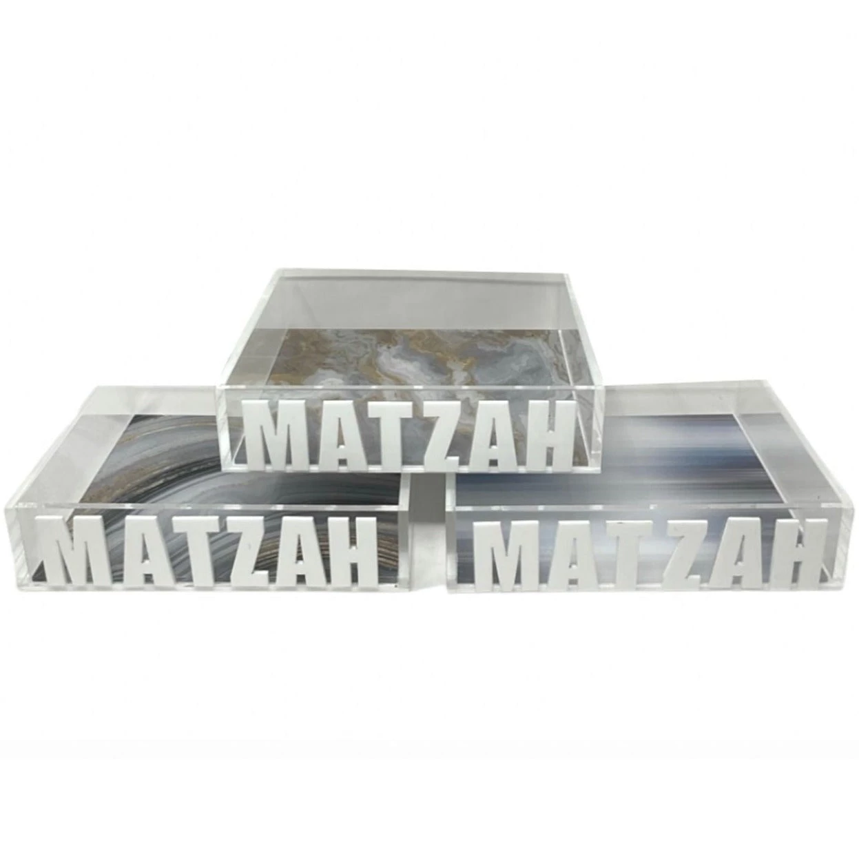 EYE CANDY SURFACE MATZAH TRAY - NEW DESIGNS! 1 EYE CANDY SURFACE MATZAH TRAY - NEW DESIGNS!