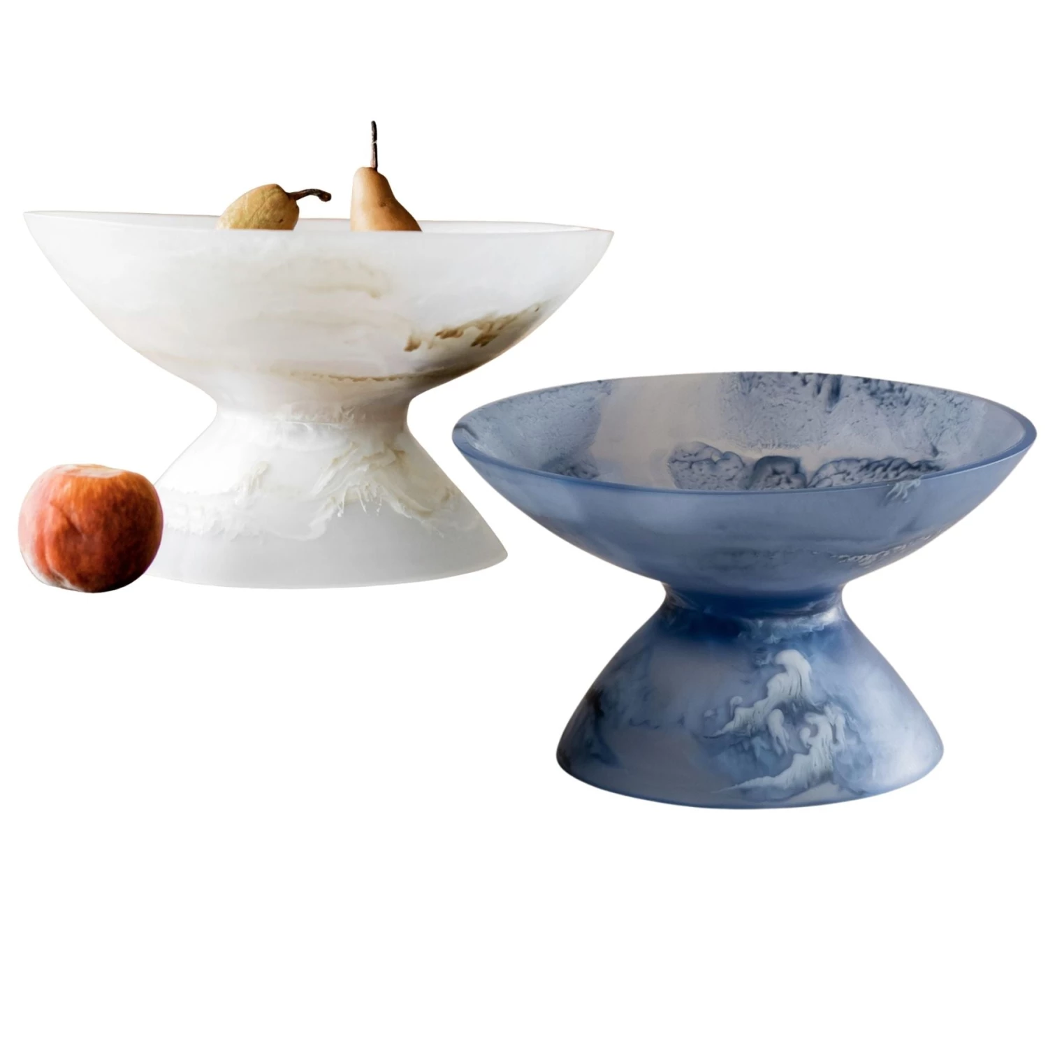 CDMX Design SERVING BALAY RESIN PEDESTAL BOWLS 1 CDMX Design SERVING BALAY RESIN PEDESTAL BOWLS