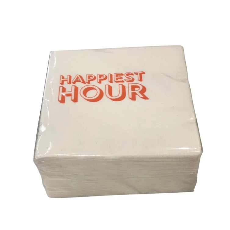 Print Appeal COCKTAIL NAPKIN PACK | HAPPIEST HOUR | ORANGE 1 Print Appeal COCKTAIL NAPKIN PACK | HAPPIEST HOUR | ORANGE