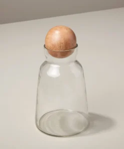 Be Home WINE & BAR MANGO WOOD DECANTER | SHORT