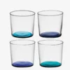 LSA International CORO TUMBLERS SET OF 4 | LAGOON ASSORTMENT