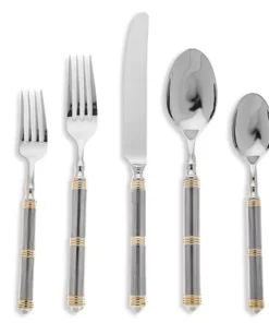 Ricci Argentieri, Inc. CASTELLO 5-PIECE FLATWARE | GOLD