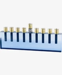 Apeloig Collection ACRYLIC MENORAH | NAVY