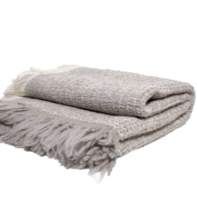 Uniquity BULLOCH WOVEN ALPACA THROW GREY THE HOME 2 Uniquity BULLOCH WOVEN ALPACA THROW GREY THE HOME