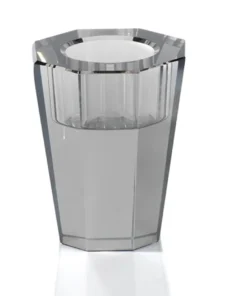 Zodax RITA CRYSTAL TEALIGHT HOLDER | SMOKE
