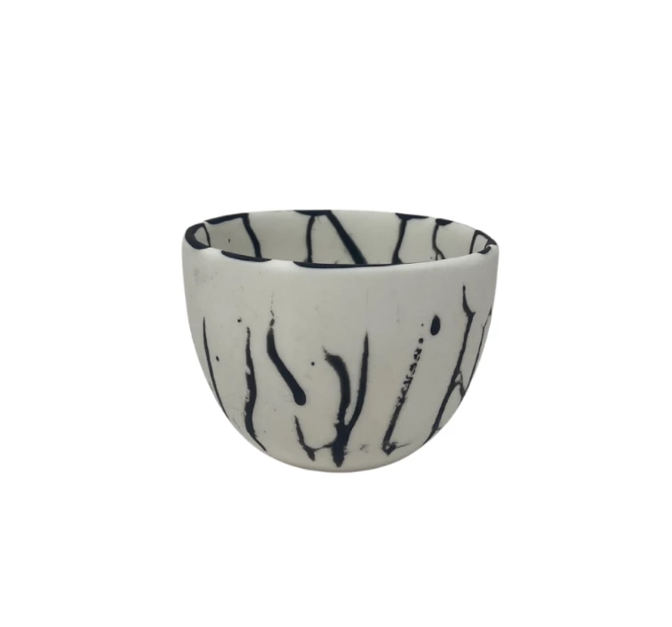 Nashi Home LUXE RESIN DEEP BOWL SPLATTER 1 Nashi Home LUXE RESIN DEEP BOWL SPLATTER
