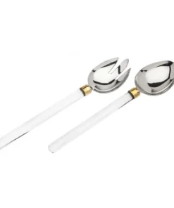 Godinger (GOD) ACRYLIC HANDLE SALAD SERVERS