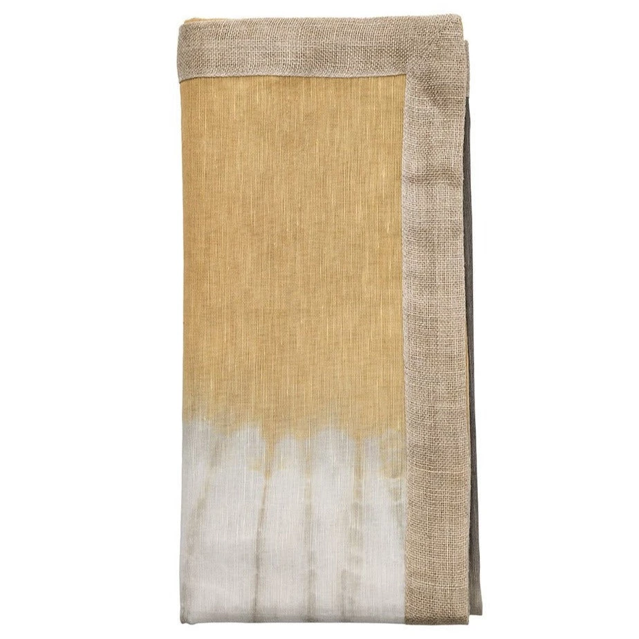 Kim Seybert THE TABLE SOLSTICE NAPKIN GREY & BEIGE 3 Kim Seybert THE TABLE SOLSTICE NAPKIN GREY & BEIGE