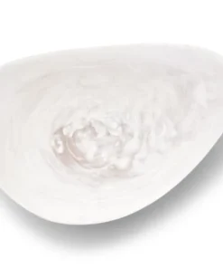 Two's Company ORGANIC MARBLE EFFECT 15" BOWL SERVING