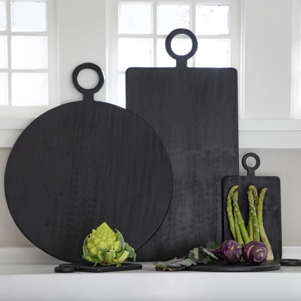 Be Home MANGO WOOD CHEESEBOARD BLACK X LARGE SERVING 1 Be Home MANGO WOOD CHEESEBOARD BLACK X LARGE SERVING