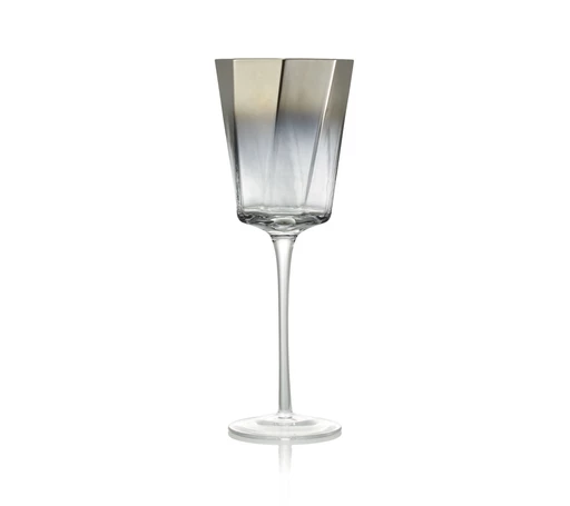 Kim Seybert DRINKWARE HELIX SILVER GLASSWARE 6 Kim Seybert DRINKWARE HELIX SILVER GLASSWARE