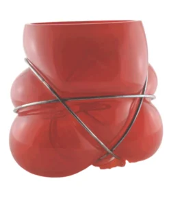Vanessa Mitrani Creations PELOTE GIANT VASE RED